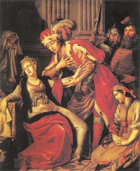 Image - Antin Losenko: Grand Prince Volodymyr and Rohinda (1770).